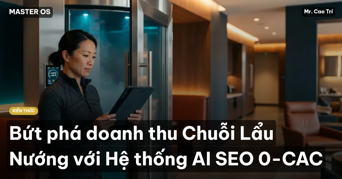Bứt phá doanh thu Chuỗi Lẩu Nướng với Hệ thống AI SEO 0-CAC