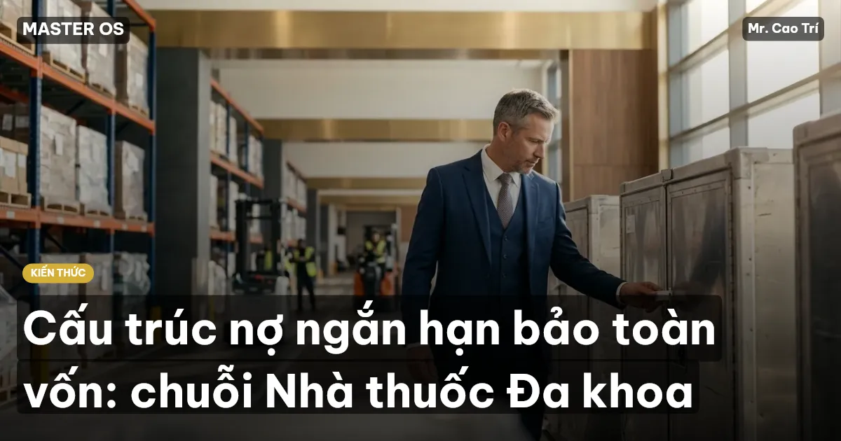 Cấu trúc nợ ngắn hạn bảo toàn vốn: chuỗi Nhà thuốc Đa khoa