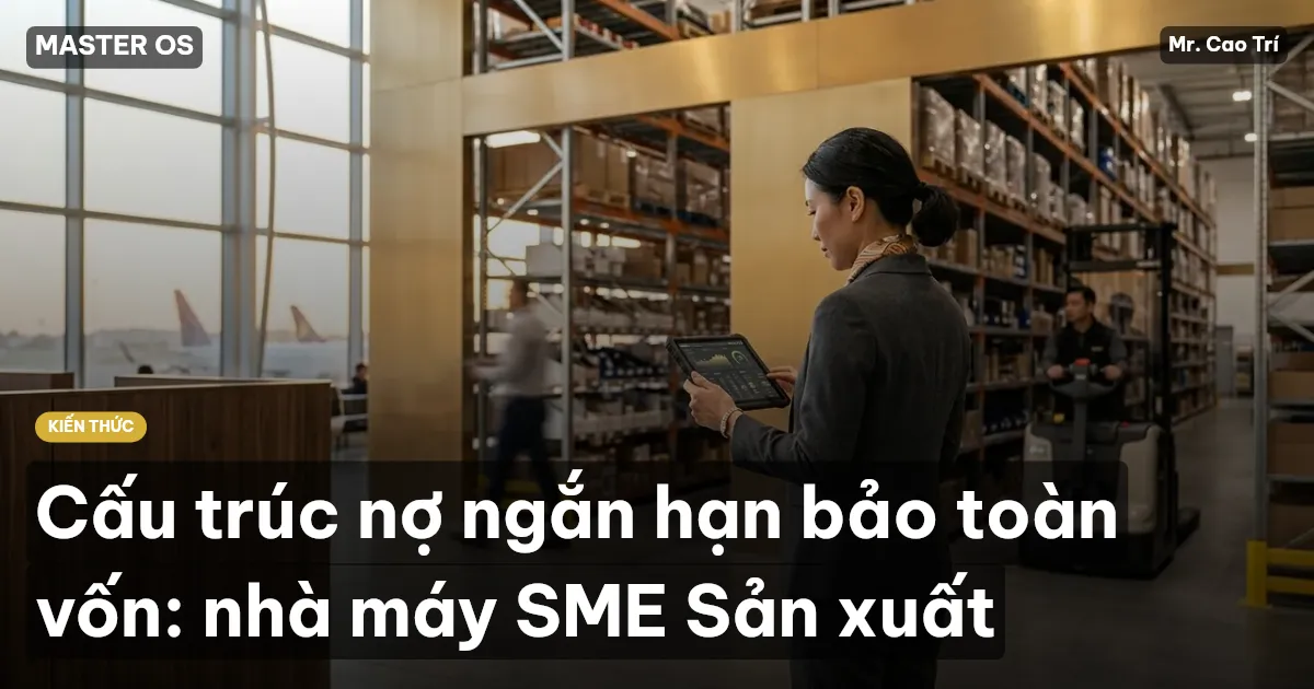 Cấu trúc nợ ngắn hạn bảo toàn vốn: nhà máy SME Sản xuất