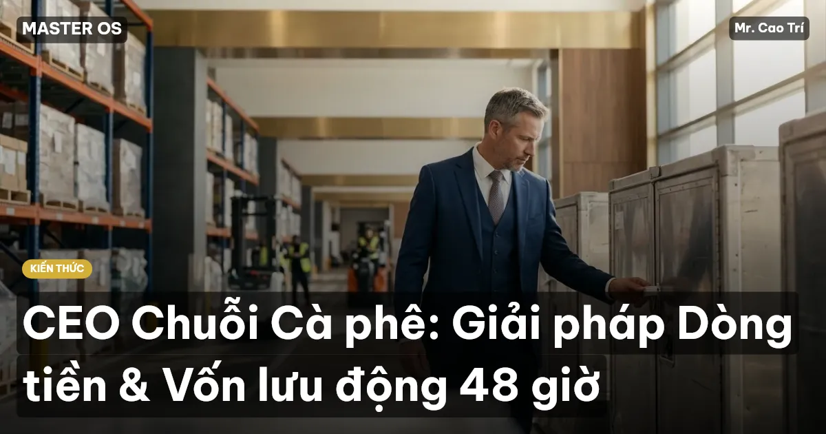 CEO Chuỗi Cà phê: Giải pháp Dòng tiền & Vốn lưu động 48 giờ