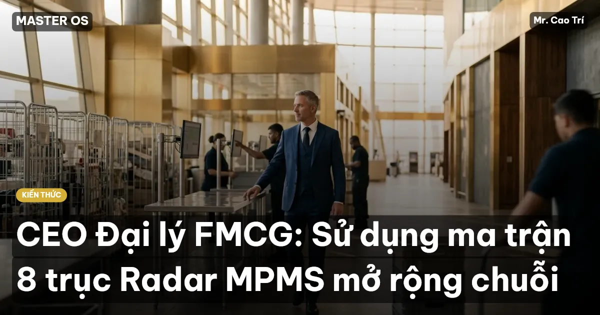 CEO Đại lý FMCG: Sử dụng ma trận 8 trục Radar MPMS mở rộng chuỗi