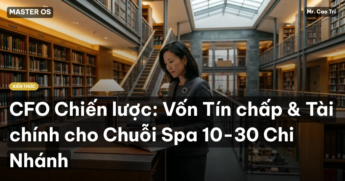 CFO Chiến lược: Vốn Tín chấp & Tài chính cho Chuỗi Spa 10-30 Chi Nhánh