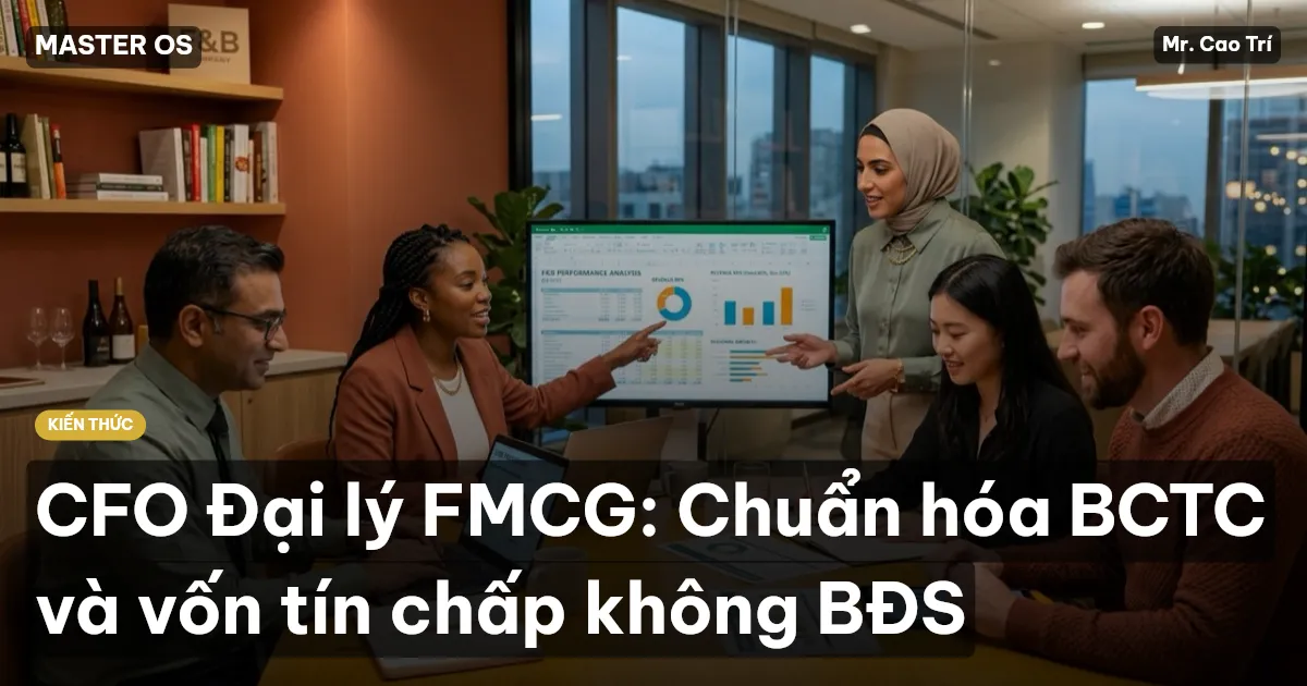 CFO Đại lý FMCG: Chuẩn hóa BCTC và vốn tín chấp không BĐS