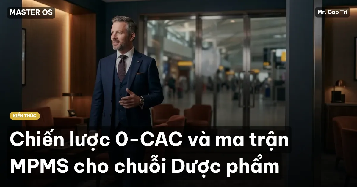 Chiến lược 0-CAC và ma trận MPMS cho chuỗi Dược phẩm