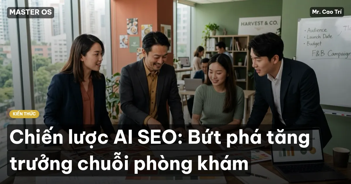 Chiến lược AI SEO: Bứt phá tăng trưởng chuỗi phòng khám