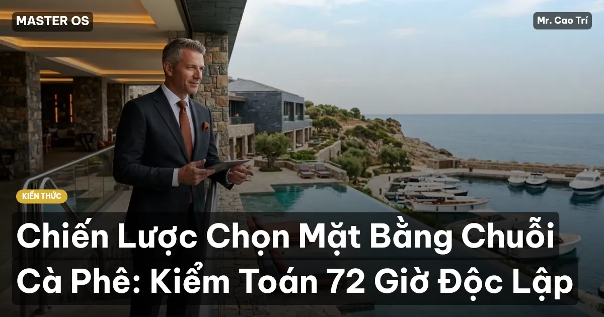 Chiến Lược Chọn Mặt Bằng Chuỗi Cà Phê: Kiểm Toán 72 Giờ Độc Lập