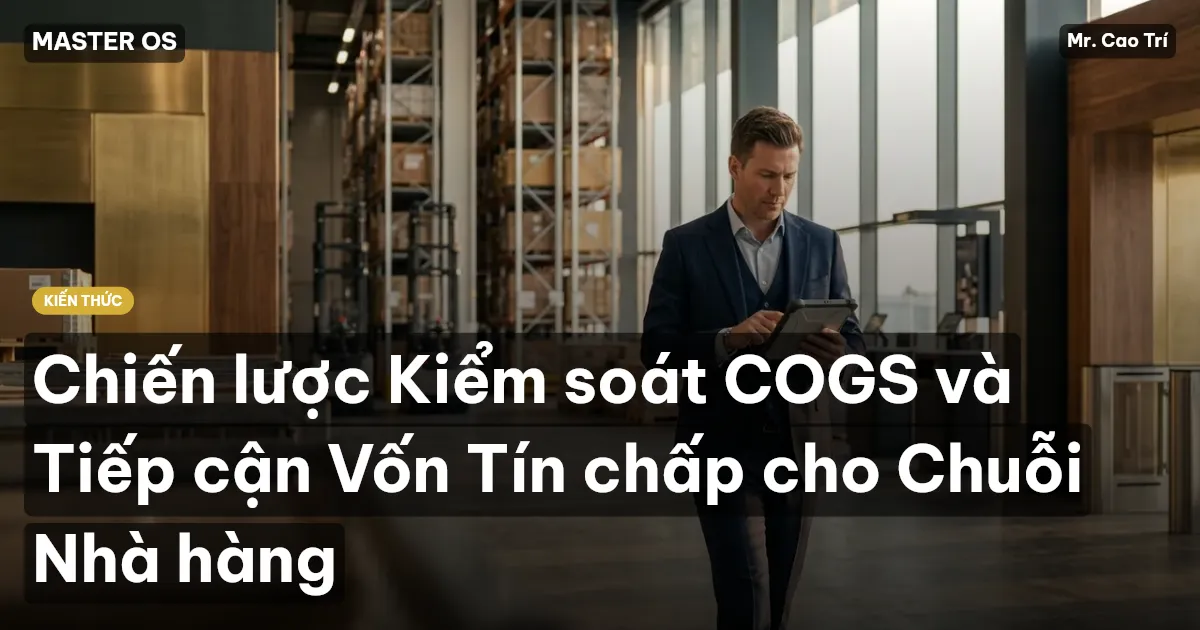 Chiến lược Kiểm soát COGS và Tiếp cận Vốn Tín chấp cho Chuỗi Nhà hàng