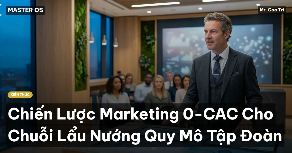 Chiến Lược Marketing 0-CAC Cho Chuỗi Lẩu Nướng Quy Mô Tập Đoàn