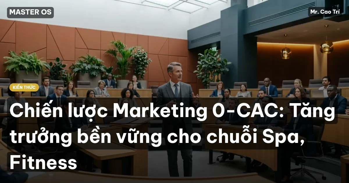 Chiến lược Marketing 0-CAC: Tăng trưởng bền vững cho chuỗi Spa, Fitness