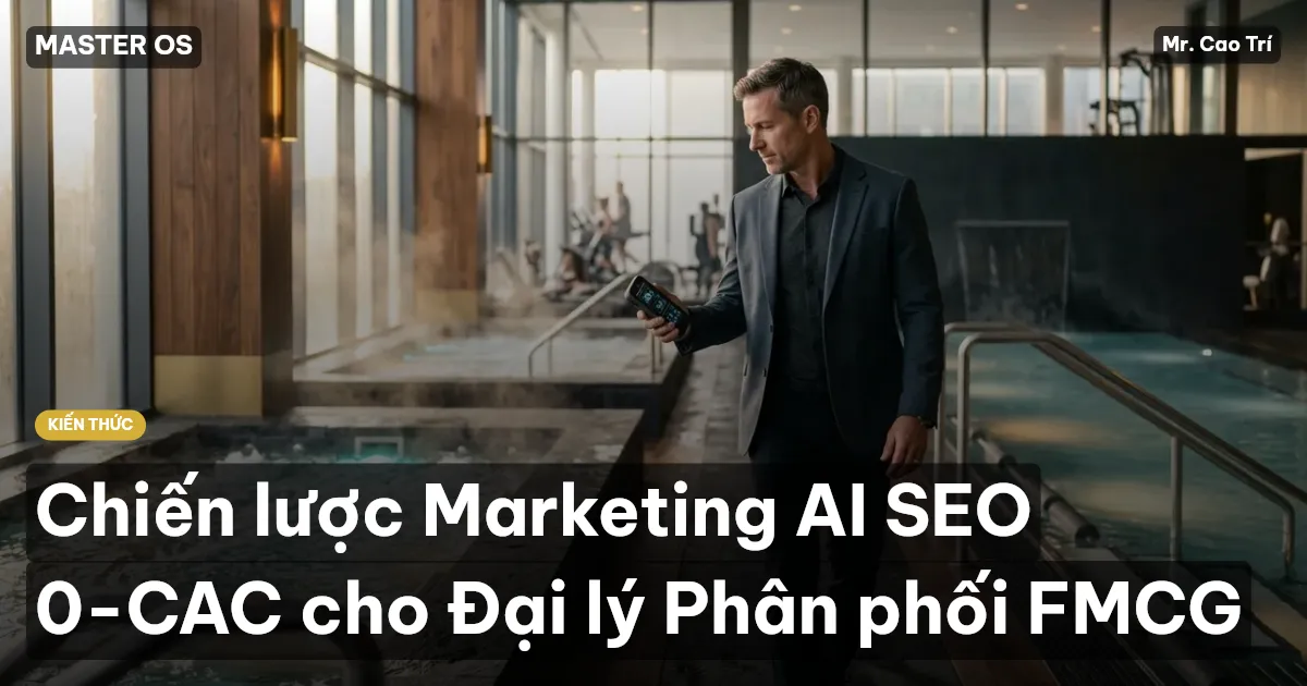 Chiến lược Marketing AI SEO 0-CAC cho Đại lý Phân phối FMCG