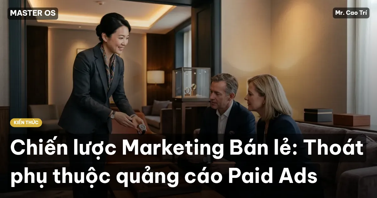 Chiến lược Marketing Bán lẻ: Thoát phụ thuộc quảng cáo Paid Ads