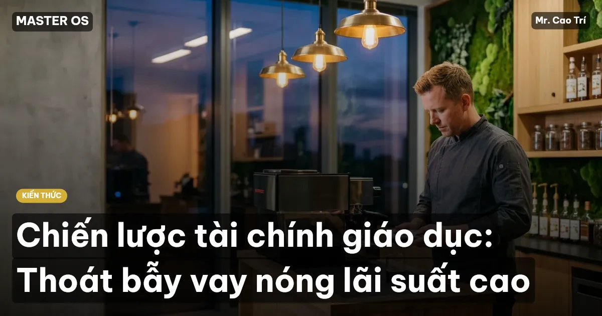 Chiến lược tài chính giáo dục: Thoát bẫy vay nóng lãi suất cao