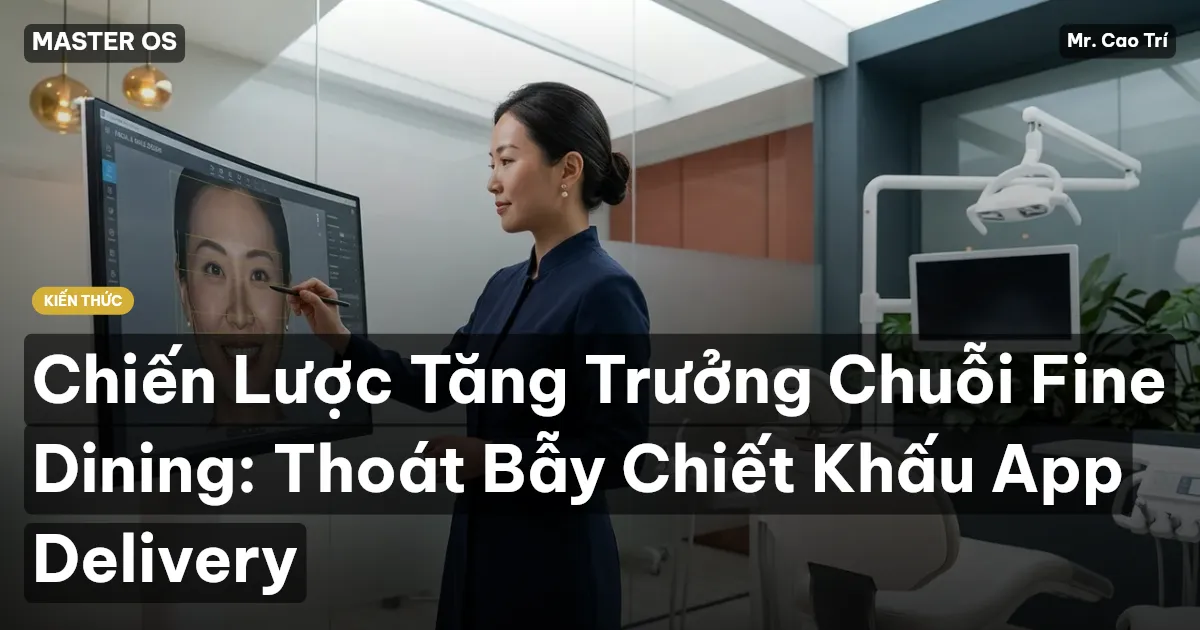 Chiến Lược Tăng Trưởng Chuỗi Fine Dining: Thoát Bẫy Chiết Khấu App Delivery