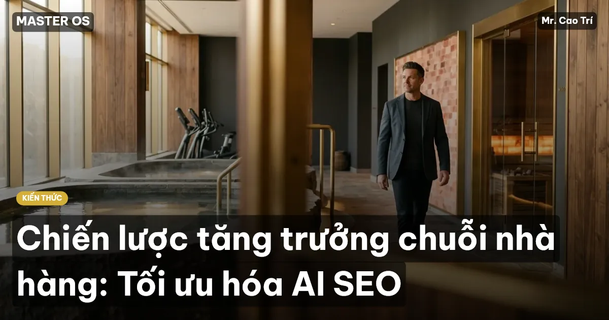 Chiến lược tăng trưởng chuỗi nhà hàng: Tối ưu hóa AI SEO