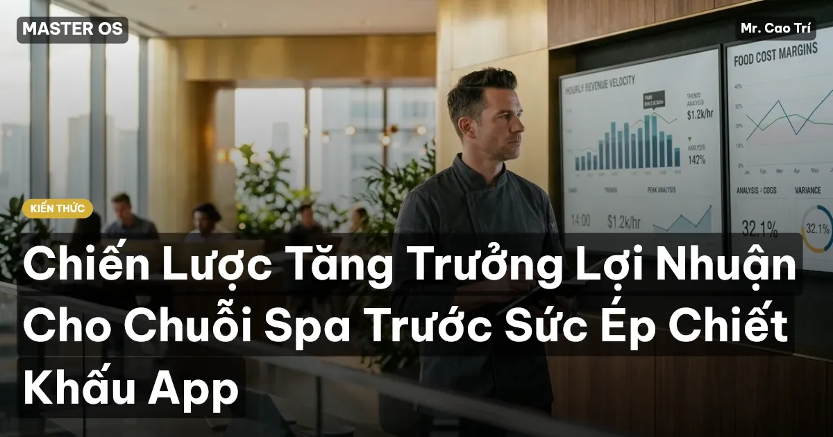 Chiến Lược Tăng Trưởng Lợi Nhuận Cho Chuỗi Spa Trước Sức Ép Chiết Khấu App