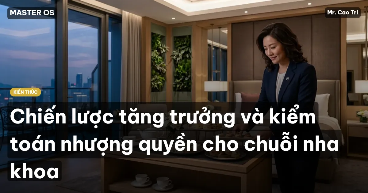 Chiến lược tăng trưởng và kiểm toán nhượng quyền cho chuỗi nha khoa