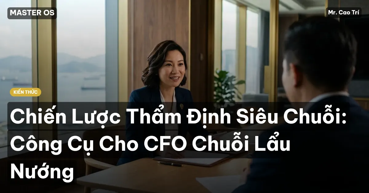 Chiến Lược Thẩm Định Siêu Chuỗi: Công Cụ Cho CFO Chuỗi Lẩu Nướng