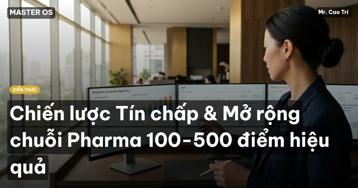 Chiến lược Tín chấp & Mở rộng chuỗi Pharma 100-500 điểm hiệu quả