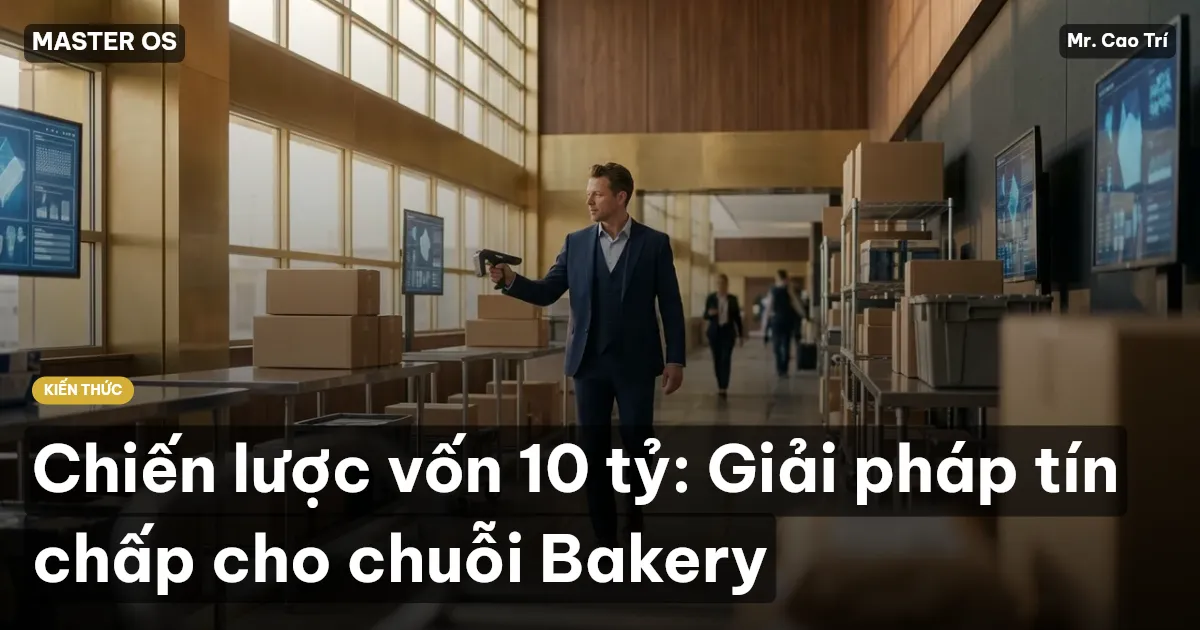 Chiến lược vốn 10 tỷ: Giải pháp tín chấp cho chuỗi Bakery
