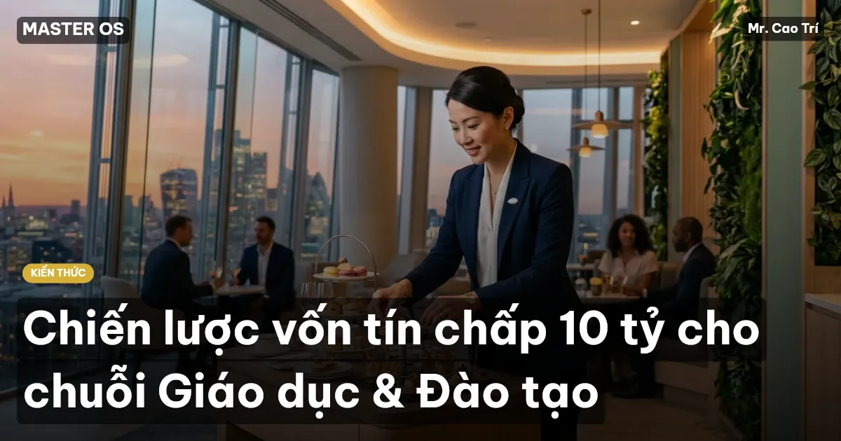 Chiến lược vốn tín chấp 10 tỷ cho chuỗi Giáo dục & Đào tạo