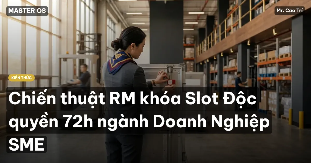Chiến thuật RM khóa Slot Độc quyền 72h ngành Doanh Nghiệp SME