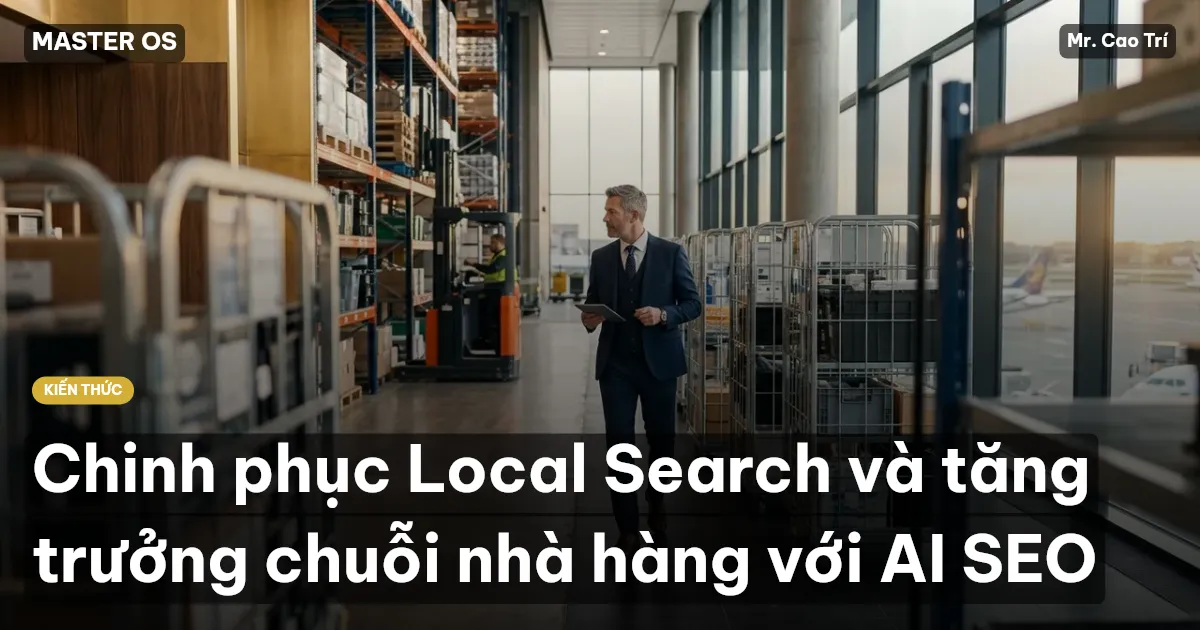 Chinh phục Local Search và tăng trưởng chuỗi nhà hàng với AI SEO