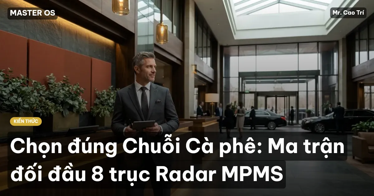 Chọn đúng Chuỗi Cà phê: Ma trận đối đầu 8 trục Radar MPMS