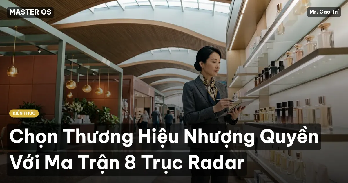 Chọn Thương Hiệu Nhượng Quyền Với Ma Trận 8 Trục Radar