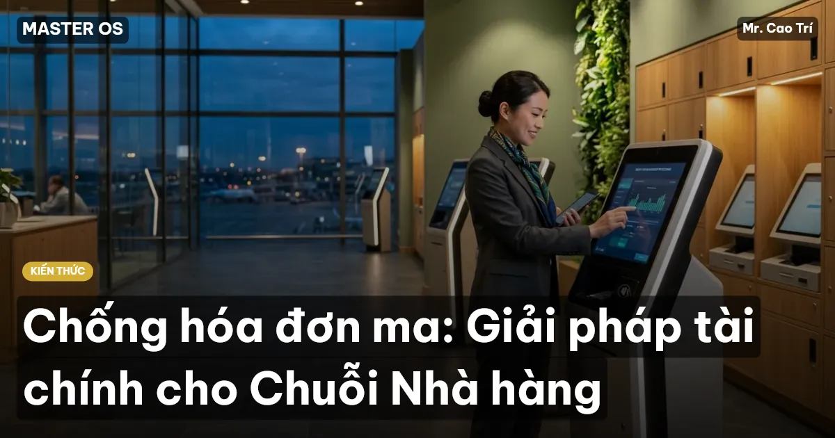Chống hóa đơn ma: Giải pháp tài chính cho Chuỗi Nhà hàng
