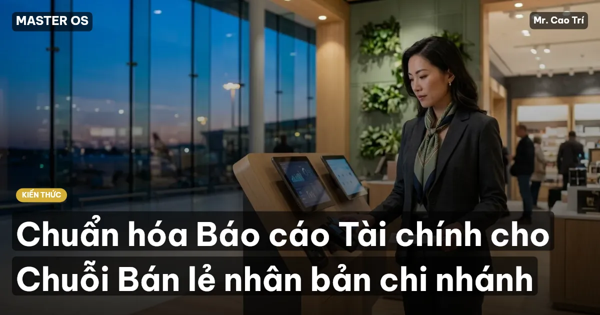 Chuẩn hóa Báo cáo Tài chính cho Chuỗi Bán lẻ nhân bản chi nhánh