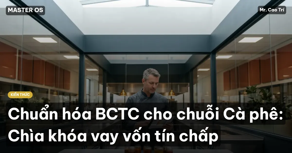 Chuẩn hóa BCTC cho chuỗi Cà phê: Chìa khóa vay vốn tín chấp