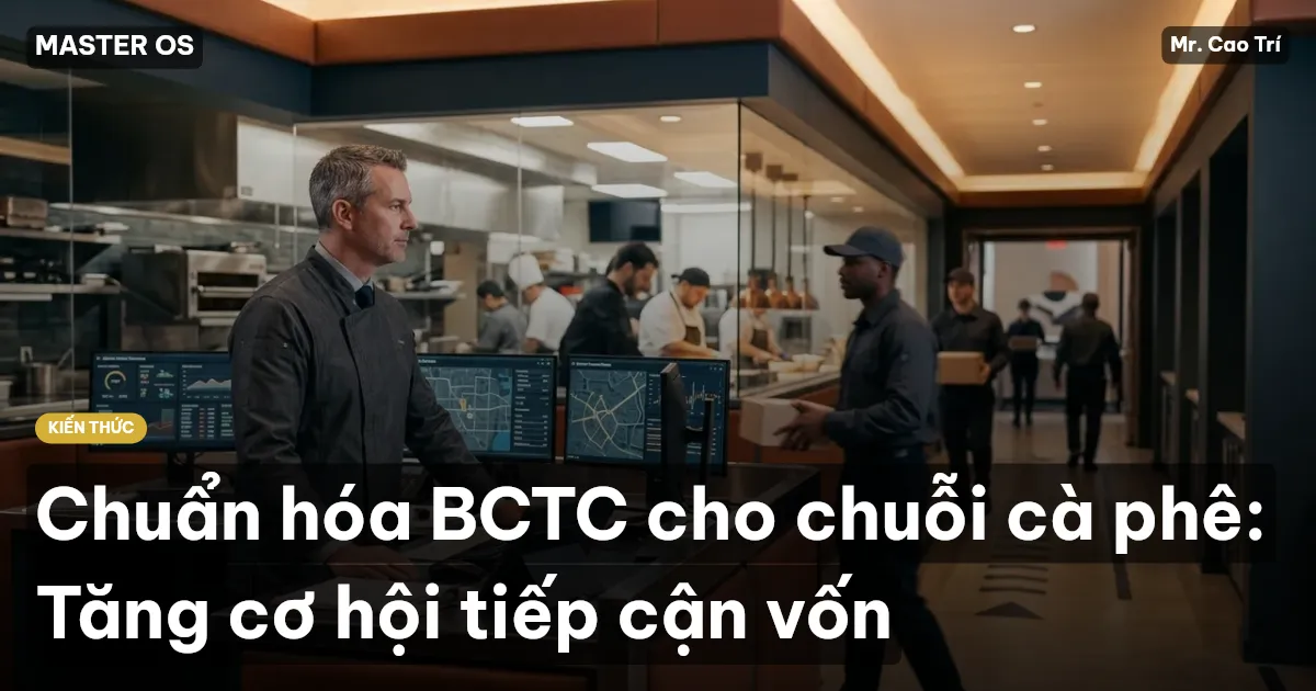 Chuẩn hóa BCTC cho chuỗi cà phê: Tăng cơ hội tiếp cận vốn