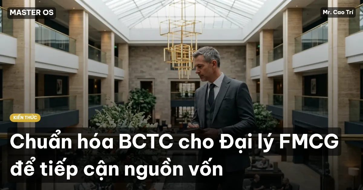 Chuẩn hóa BCTC cho Đại lý FMCG để tiếp cận nguồn vốn