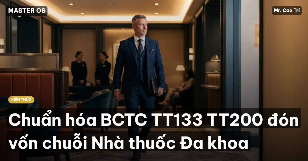 Chuẩn hóa BCTC TT133 TT200 đón vốn chuỗi Nhà thuốc Đa khoa