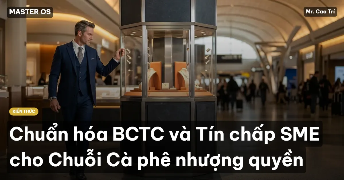 Chuẩn hóa BCTC và Tín chấp SME cho Chuỗi Cà phê nhượng quyền