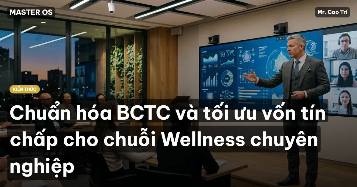 Chuẩn hóa BCTC và tối ưu vốn tín chấp cho chuỗi Wellness chuyên nghiệp