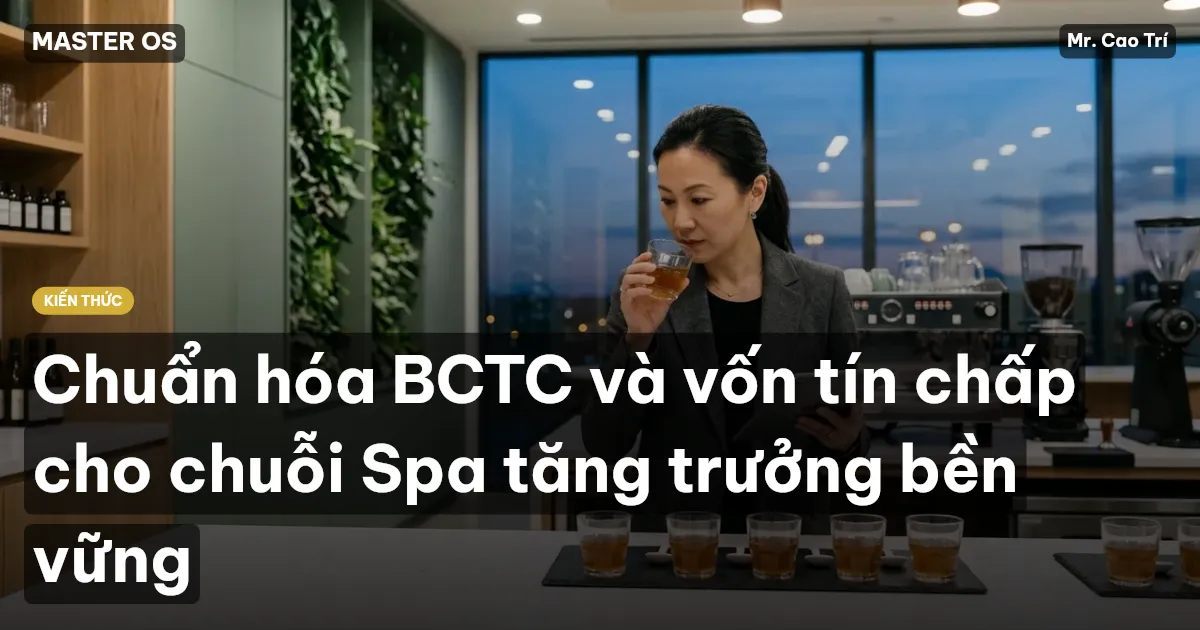 Chuẩn hóa BCTC và vốn tín chấp cho chuỗi Spa tăng trưởng bền vững
