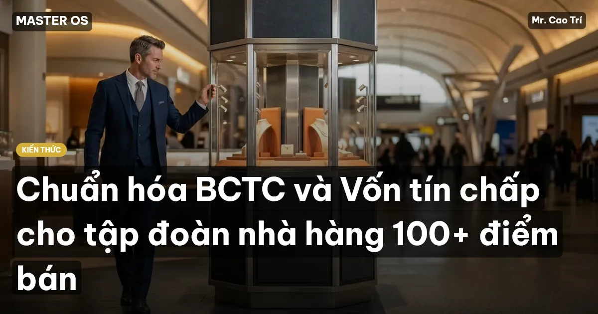 Chuẩn hóa BCTC và Vốn tín chấp cho tập đoàn nhà hàng 100+ điểm bán