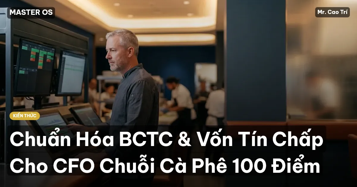 Chuẩn Hóa BCTC & Vốn Tín Chấp Cho CFO Chuỗi Cà Phê 100 Điểm