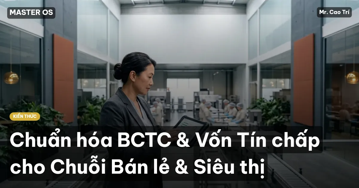 Chuẩn hóa BCTC & Vốn Tín chấp cho Chuỗi Bán lẻ & Siêu thị