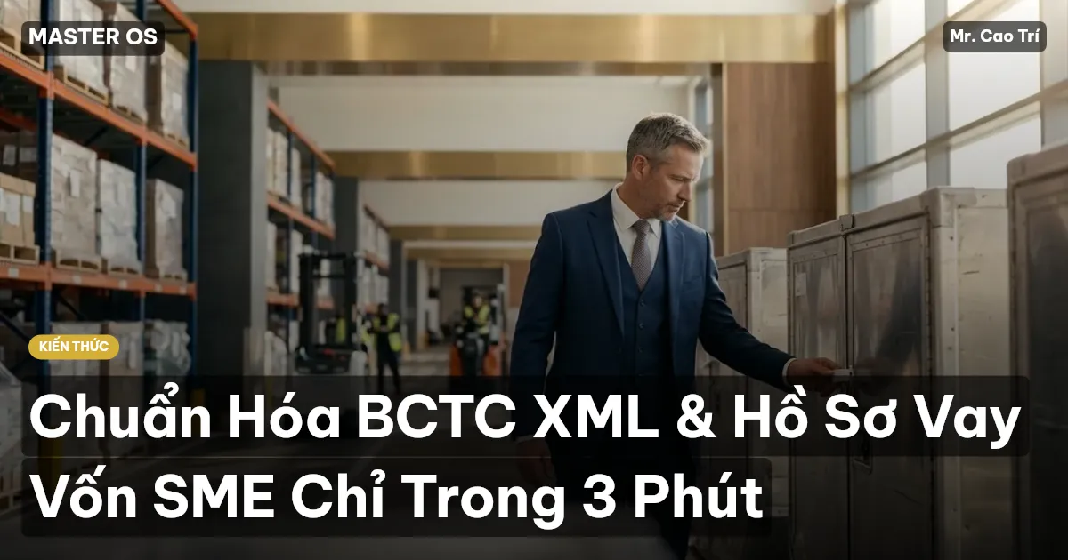 Chuẩn Hóa BCTC XML & Hồ Sơ Vay Vốn SME Chỉ Trong 3 Phút
