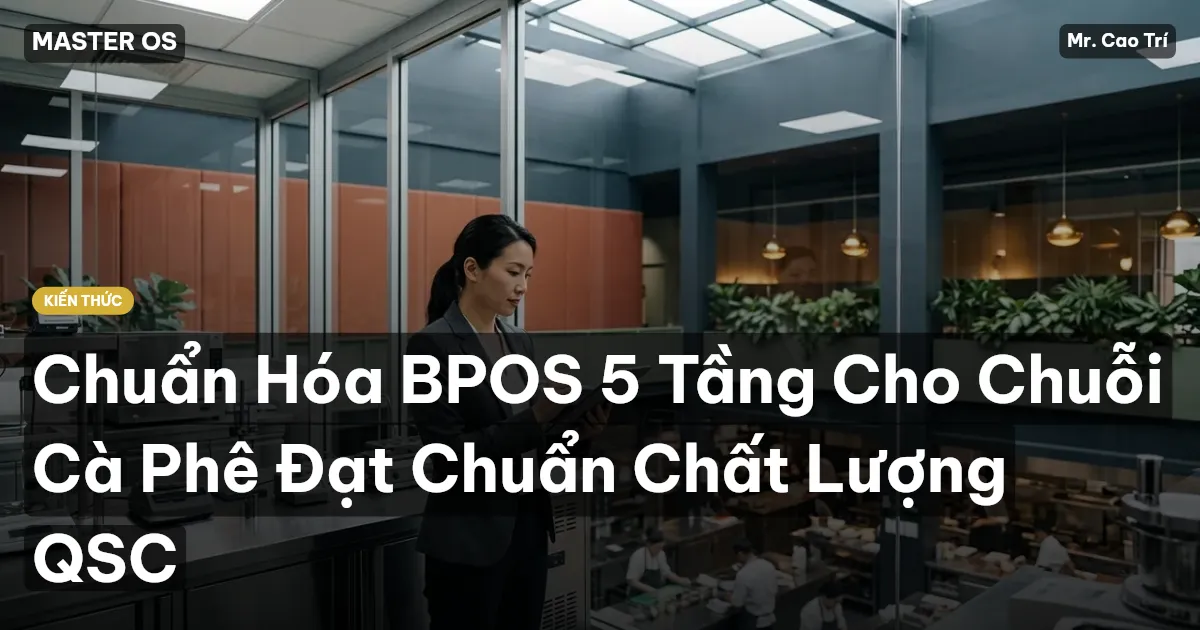 Chuẩn Hóa BPOS 5 Tầng Cho Chuỗi Cà Phê Đạt Chuẩn Chất Lượng QSC