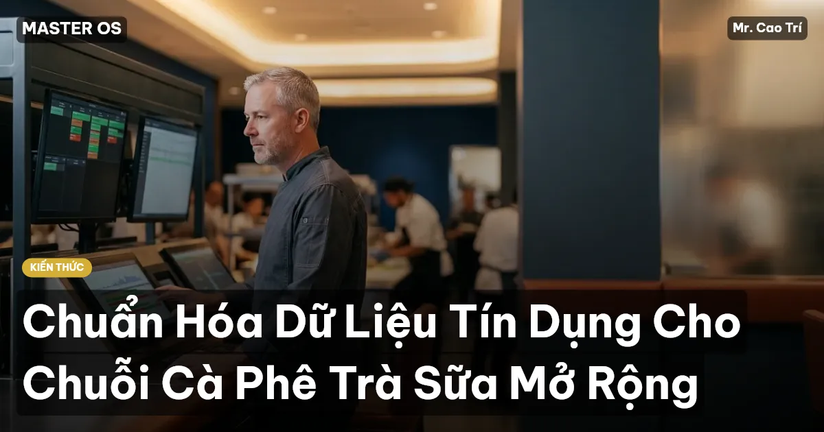 Chuẩn Hóa Dữ Liệu Tín Dụng Cho Chuỗi Cà Phê Trà Sữa Mở Rộng