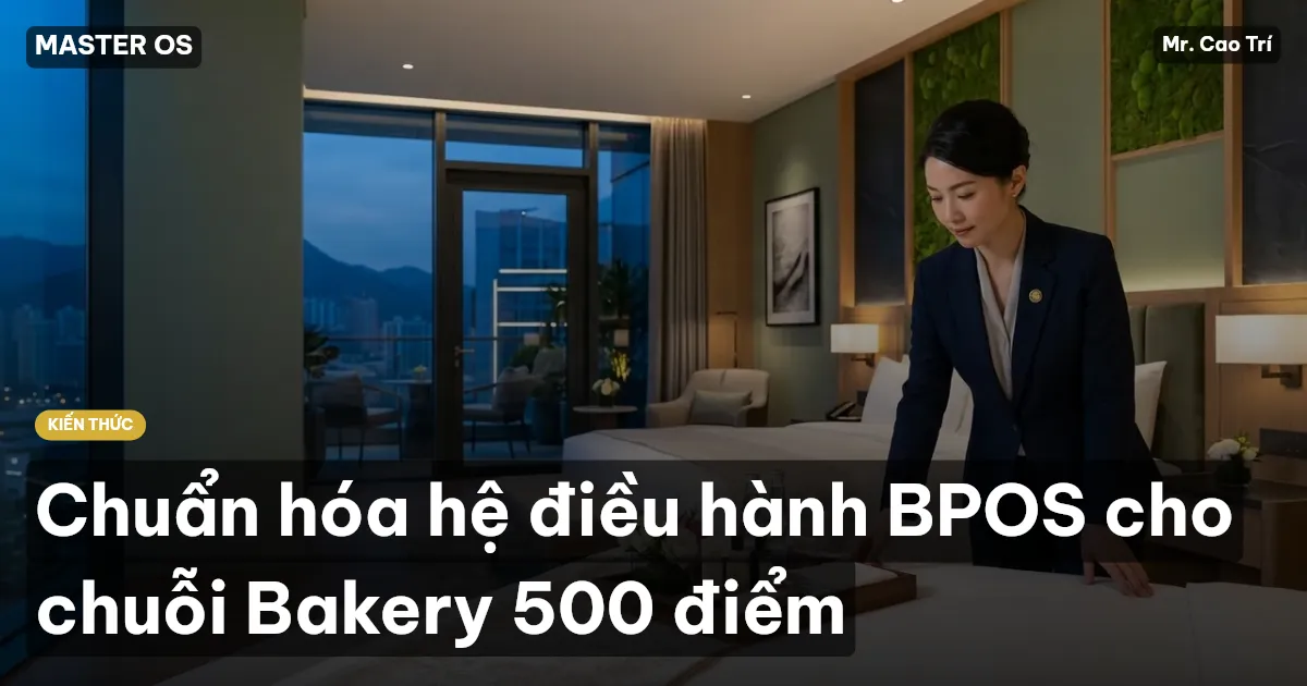 Chuẩn hóa hệ điều hành BPOS cho chuỗi Bakery 500 điểm