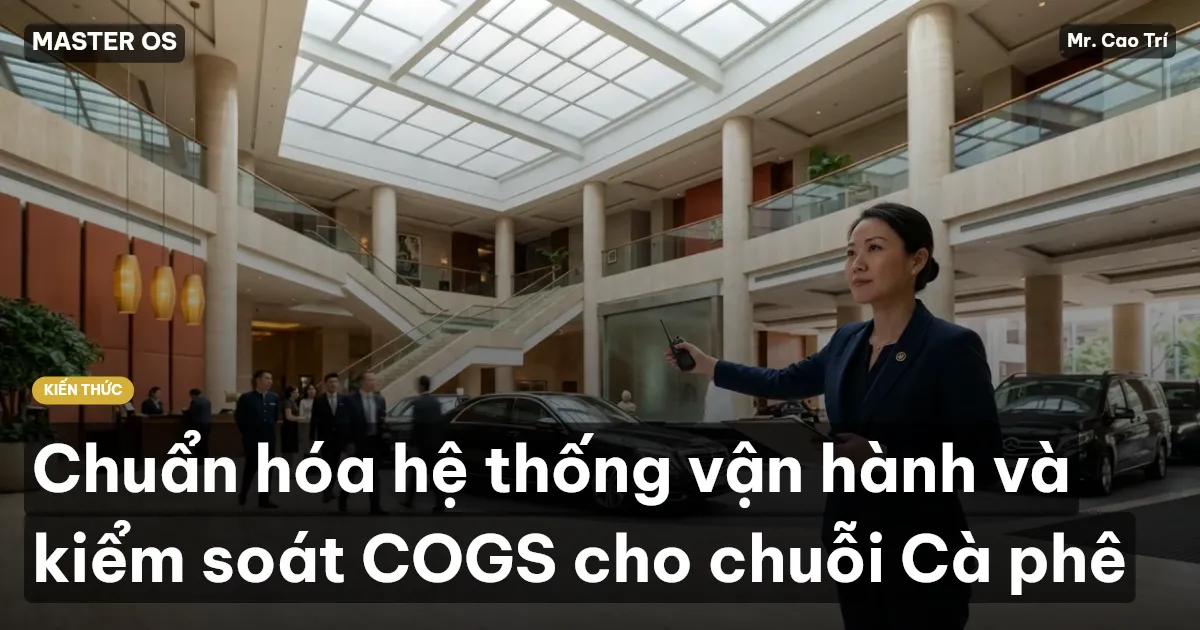 Chuẩn hóa hệ thống vận hành và kiểm soát COGS cho chuỗi Cà phê