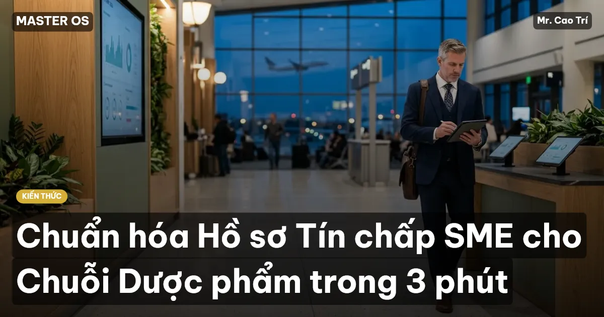 Chuẩn hóa Hồ sơ Tín chấp SME cho Chuỗi Dược phẩm trong 3 phút