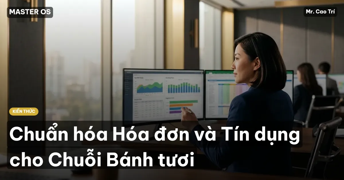 Chuẩn hóa Hóa đơn và Tín dụng cho Chuỗi Bánh tươi
