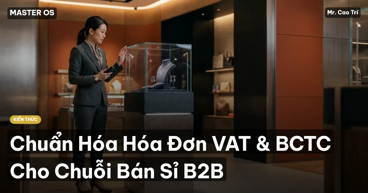 Chuẩn Hóa Hóa Đơn VAT & BCTC Cho Chuỗi Bán Sỉ B2B
