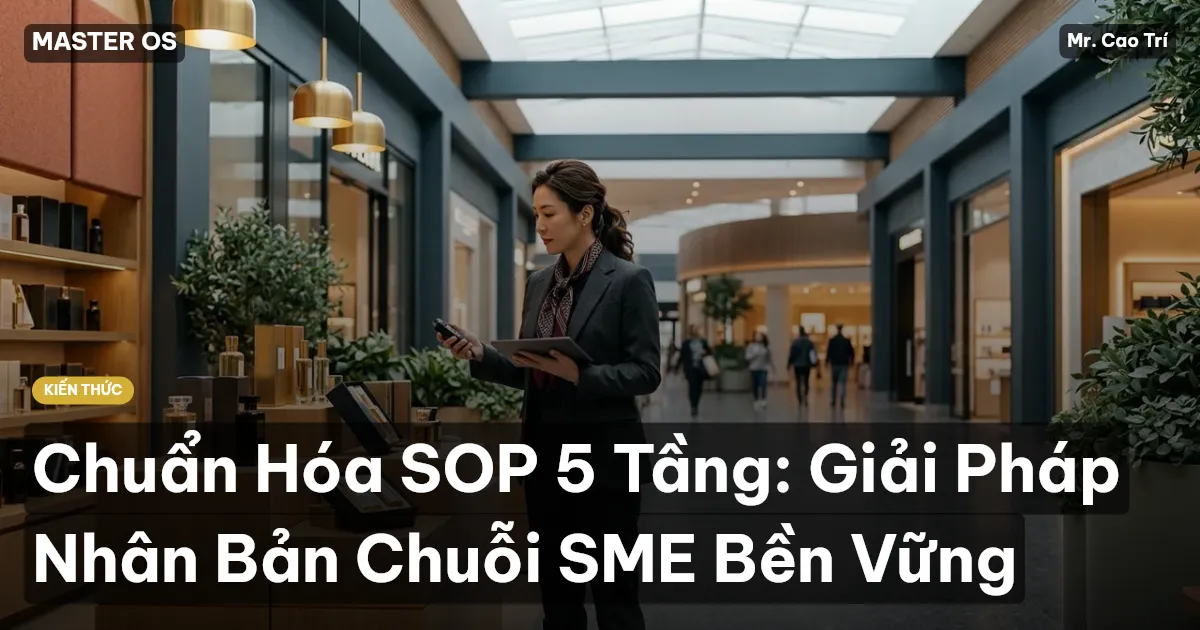 Chuẩn Hóa SOP 5 Tầng: Giải Pháp Nhân Bản Chuỗi SME Bền Vững