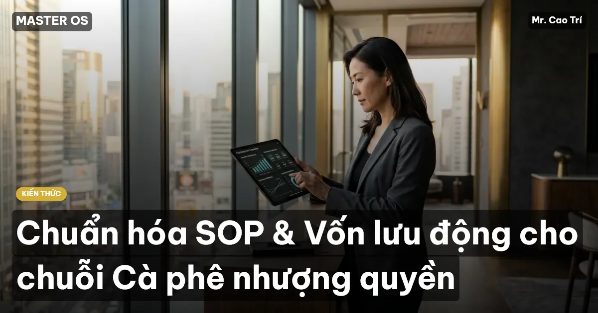 Chuẩn hóa SOP & Vốn lưu động cho chuỗi Cà phê nhượng quyền